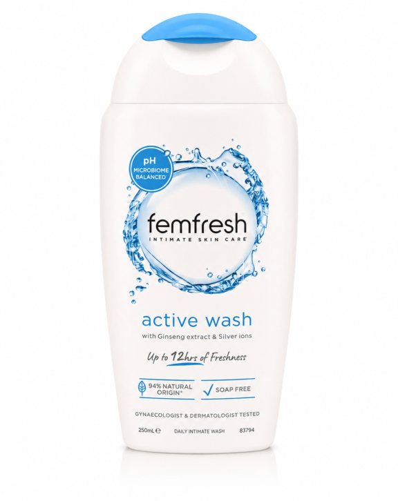 Refreshing wash with MULTI-Actif complex and silver ions for 24h odor protection during active days (250ml).
