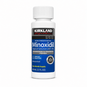 Topical hair growth treatment (50ml) formulated to stimulate scalp follicles and restore hair density.